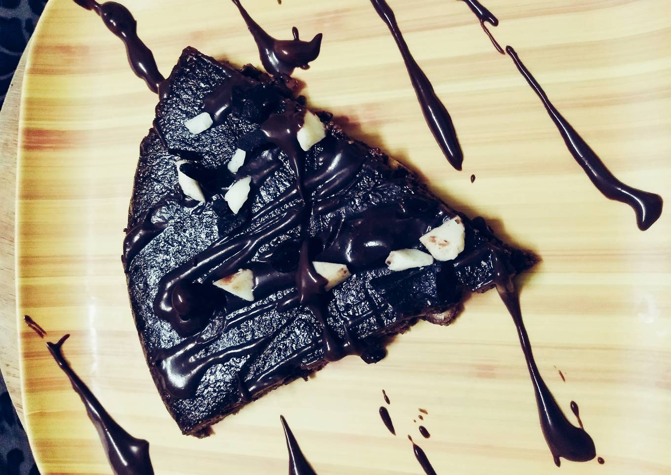 Chocolate paneer cake