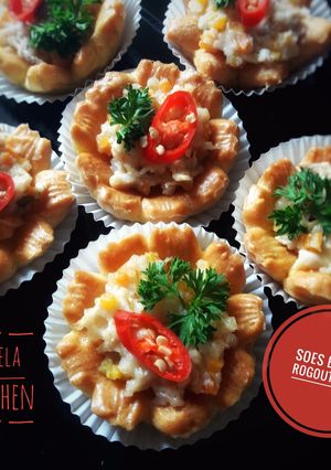 Foto resep Soes bunga (rogout ayam)