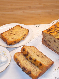 Banánkenyér csokicseppel recept fotója