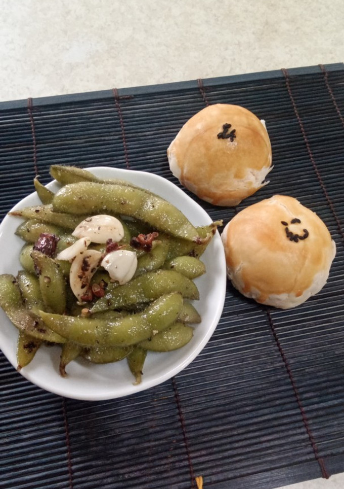 小食---水煮毛豆 的食譜成品照片