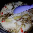 Nasi liwet sunda ricecoker