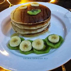 A picture of Vanilla pancakes.