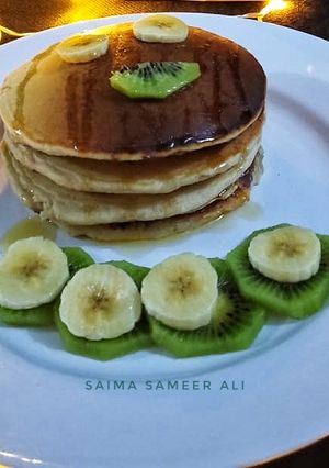 A picture of Vanilla pancakes.