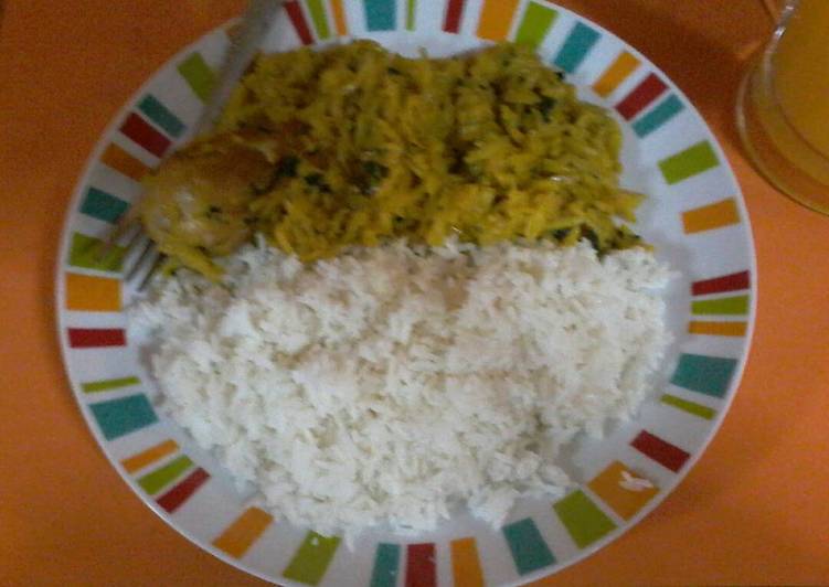 arroz blanco do pollo receta
