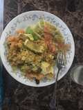 Quinoa con camarones