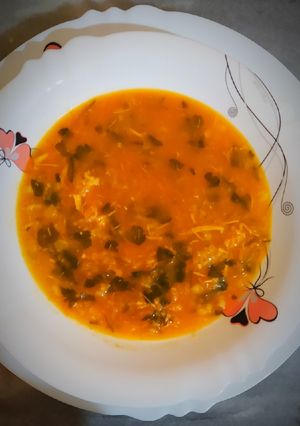 عکسی از دستور سوپ جو پرک