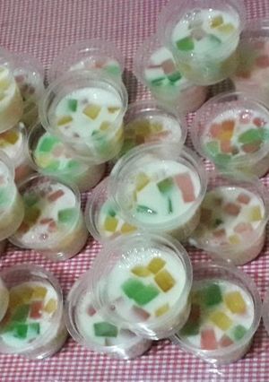 Foto resep Puding susu mozaik
