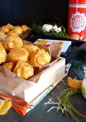 Une photo de Gougères à l'emmental😋🧀