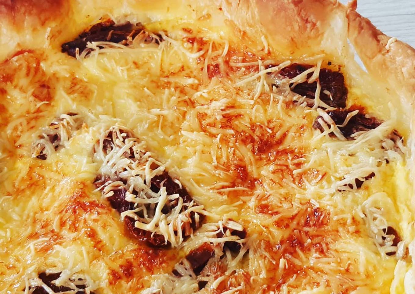 Tarte façon Quiche tomate séchée