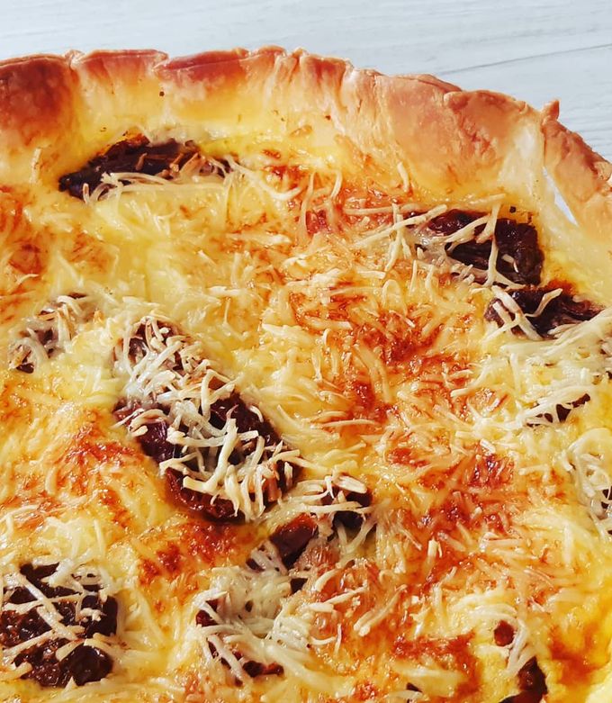 Une photo de Tarte façon Quiche tomate séchée