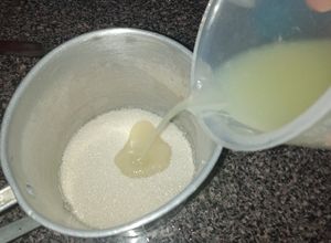 Una foto de Coulis de limón para receta Navi-DAT