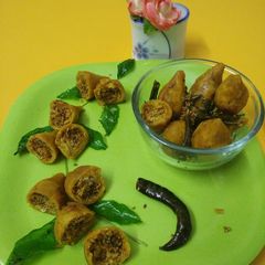 स्टीम बेसन कारली A picture of स्टीम बेसन कारली.