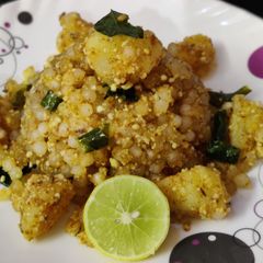 A picture of Sabudana Khichdi.