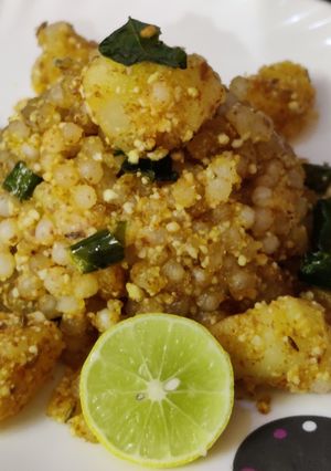 A picture of Sabudana Khichdi.