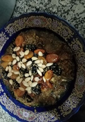 صورة لوصفة لحم بالبرقوق