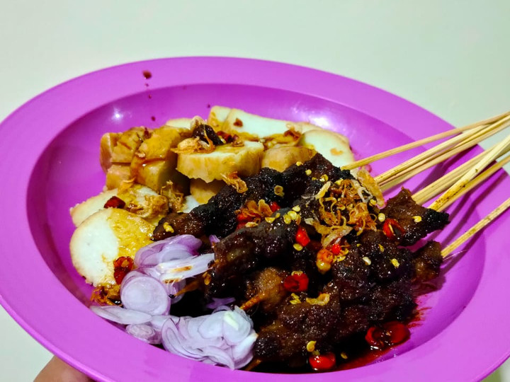 Yuk intip, Resep gampang membuat Sate Maranggi daging sapi (pakai teflon) untuk Idul Fitri yang gurih