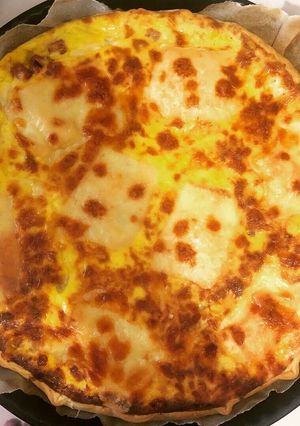 Une photo de Quiche avec restes du frigo