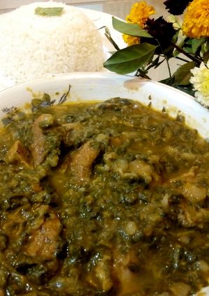A picture of Shaljam Palak Gosht.