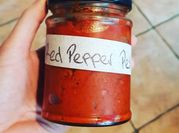 A picture of pumpkin seed pesto