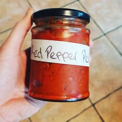 A picture of Red Pepper Pesto.