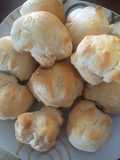 Bollos caseros en maquina de pan