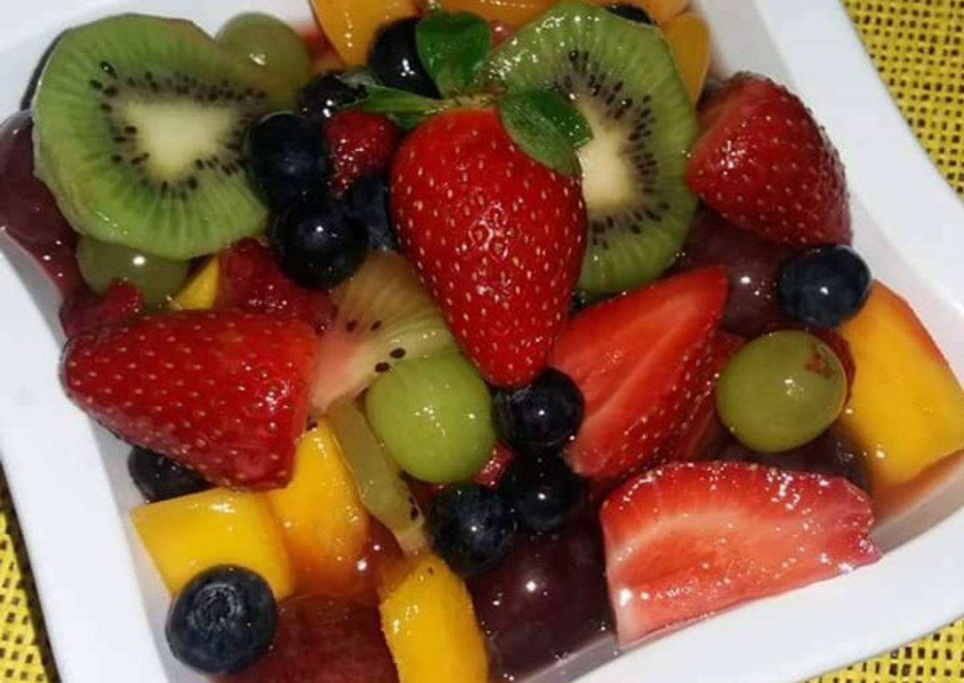 Valentine's Fruit Salad