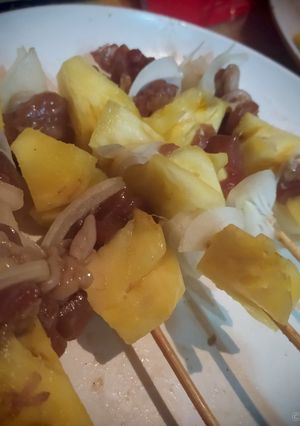Foto resep Sate Barbeque Simple