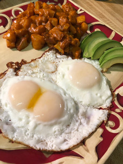 Una foto de Desayuno con Papas al Chipotle