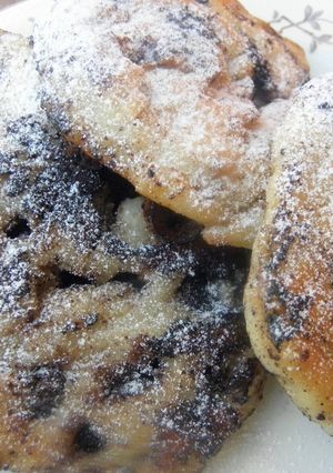 Una foto de Tortas fritas con chips de chocolate