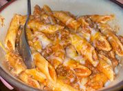 A picture of dinner recipe with ground beef