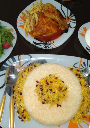 عکسی از دستور زرشک پلو با مرغ😋