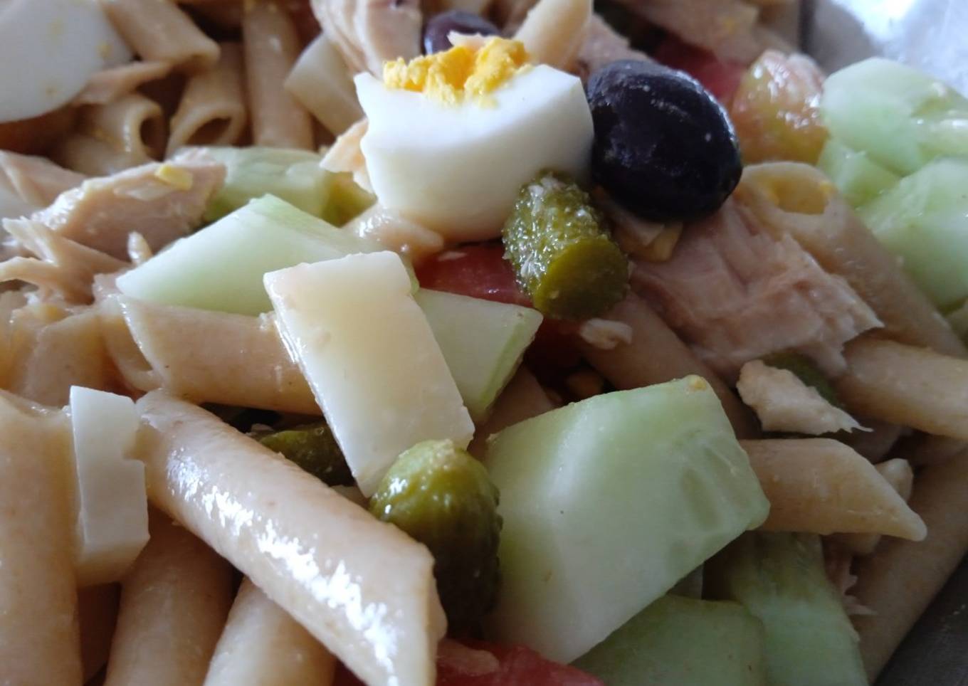 Ensalada de pasta rápida