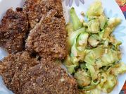 Una foto de fideo de zucchini