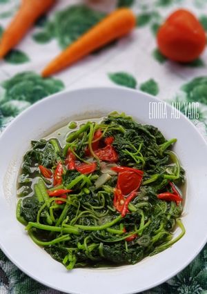 Foto resep Tumis bayam sederhana
