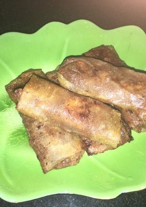 Hình của món Nem Chuối Chiên.