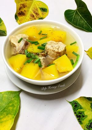 Hình của món Canh Đu Đủ Nấu Xương Heo.