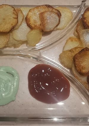 عکسی از دستور چیپس خانگی🥄