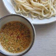 A picture of Udon with Spicy Dipping Sauce.