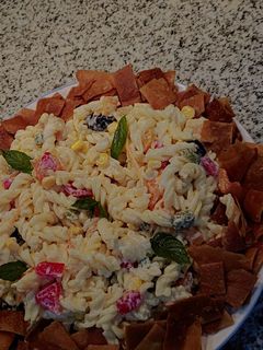 صورة لوصفة سلطة معكرونة 🥗