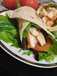 Una foto de Wrap de pollo