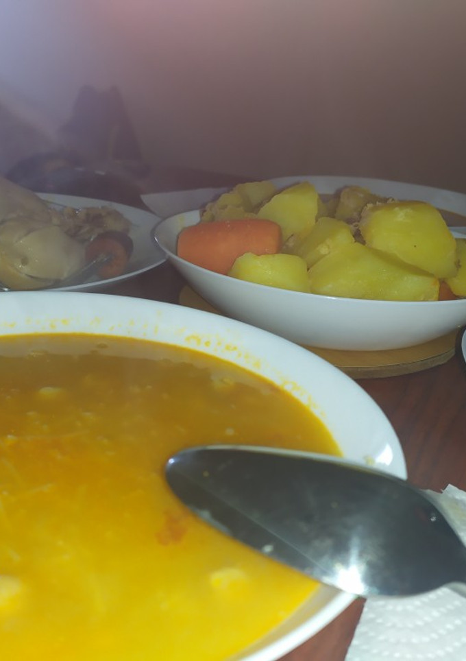 Una foto de Cocido madrileño sin olla exprés