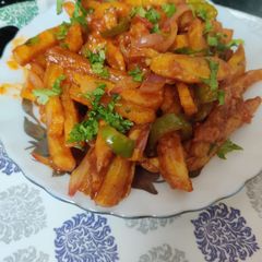A picture of Crispy chilli potato.