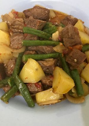 Foto resep Oseng daging tanpa lemak (menu diet)
