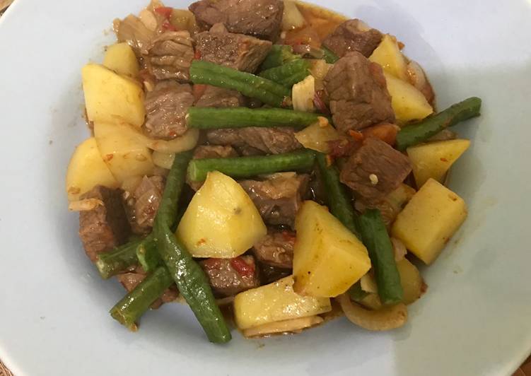Resep Oseng daging tanpa lemak (menu diet) Bikin Manjain Lidah