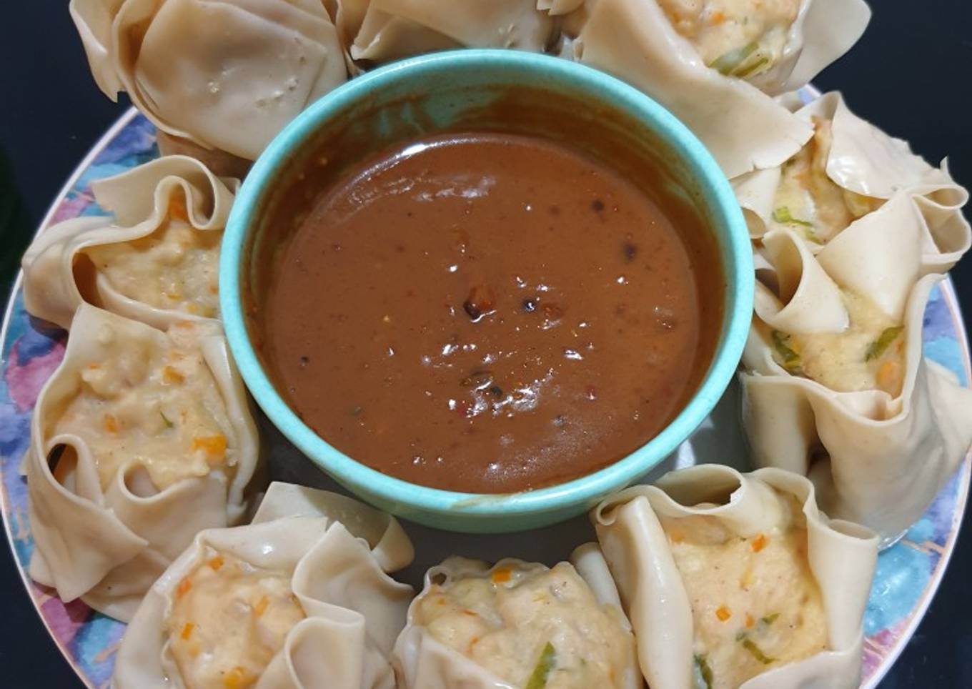 Siomay Ayam Bumbu Pecel dan Petis