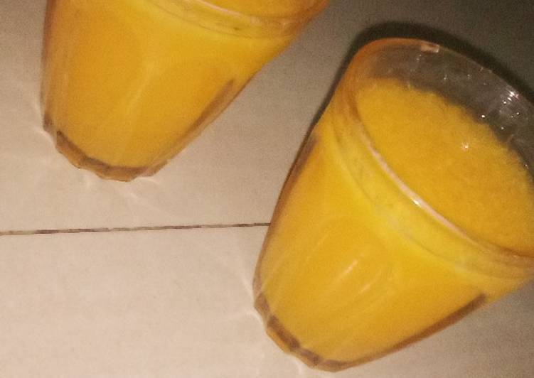 Recipe of Homemade Orange juice