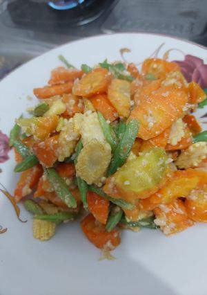 Foto resep Capcay putren wortel buncis