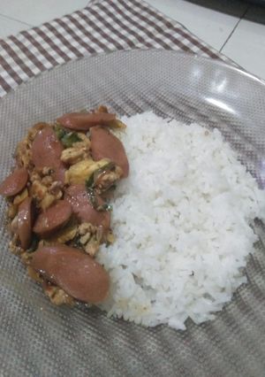 Foto resep Sosis Telor Saos Tiram