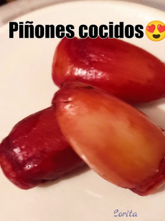 Una foto de Piñones cocidos😍