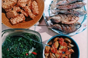 Resep Tumis Kangkung, Jengkol Balado, Ikan dan Tempe Goreng Anti Gagal